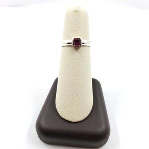 Tiffany & Co. Pink Tourmaline Lady's Silver & Stone Ring 925 Silver 2.79g